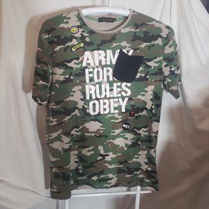 Tailored Recreation Premium Collection Camo Army Force Rules Obey XXL
